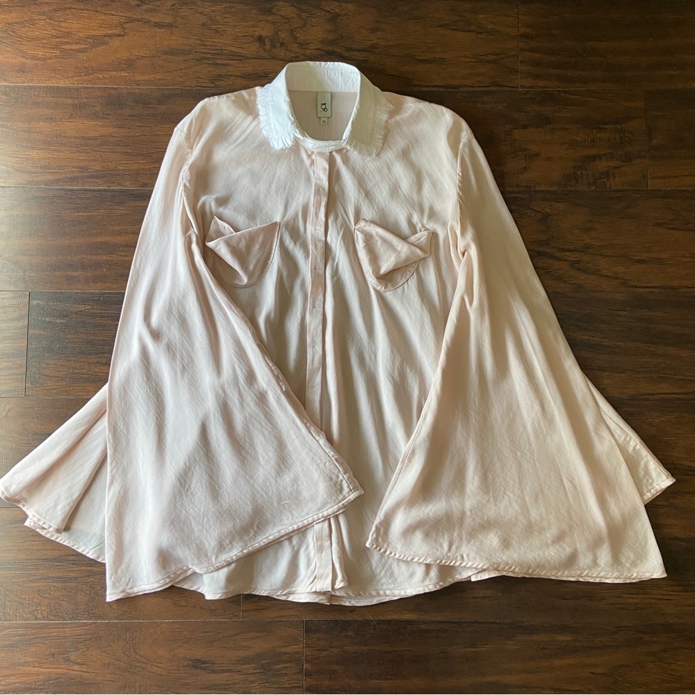 109.ro made in Romania Full Bodice & Big Bell Sleeves Top